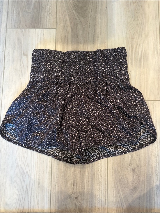 FP Movement by Free People Pants - FP Movement by Free People Black Floral Athletic Shorts